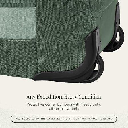 Eagle Creek カーゴハウラー 車輪付きダッフル - 旅行用の丈夫なダッフルバッグ - アクセスしやすいコンパートメント - 展開可能なバックパックストラップ - ロの画像