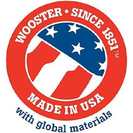 4-Pack of 4-3/4” Wooster F5119 Bravo Stainer Bravo Stainer White China Bristle Stain Brush， for All Paints_1