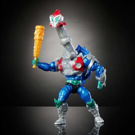 Masters of the Universe Origins グレイスカルのカメ メカネック爬虫類ウォーズ ポーズ可能なアクションフィギュア、ティーンエイジミュータントニンジャ＆モツの画像
