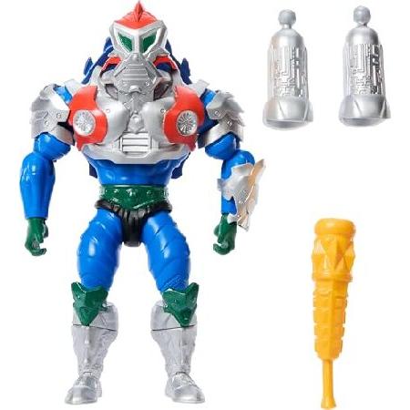 Masters of the Universe Origins グレイスカルのカメ メカネック爬虫類ウォーズ ポーズ可能なアクションフィギュア、ティーンエイジミュータントニンジャ＆モツの画像