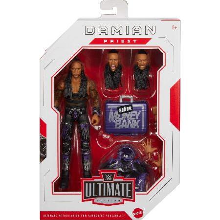 Mattel WWE アルティメットエディション アクションフィギュア ＆ アクセサリー 6インチ ダミアンプリースト コレクターセット 交換可能なヘッド＆ハンド 30関節の画像