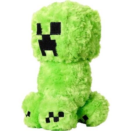 Mattel Minecraft Plush Toy， Creeper Soft Doll Inspired by A Minecraft Movie Character， 8-inch Collectible