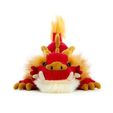 Jellycat Festival Dragon Stuffed Animal， 16.6 inches - Mythical Plush Toy - Chinese New Year Gift_3