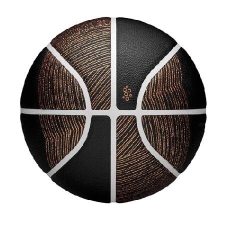 WILSON NBA シャンパンシリーズ バスケットボール - ブラック/ブラウン、サイズ7-29.5インチ_3