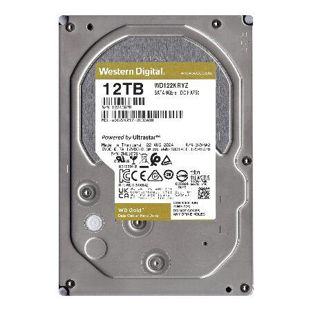 Western Digital WD Gold 内蔵ハードドライブ - 12TB - クラス 7，200 RPM - SATA 6Gb/s - 512MB キャッシュ - 3.5インチ WD122KRYZ