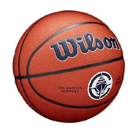 WILSON NBA チームアライアンス バスケットボール - ロサンゼルスクリッパーズ サイズ7-29.5インチ