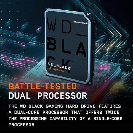 Western Digital 10TB WD_Black Performance 内蔵ハードドライブ HDD - 7200 RPM、SATA 6 Gb/s、512 MBキャッシュ、3.5インチ - WD102FZBX