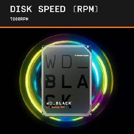 Western Digital 10TB WD_Black Performance 内蔵ハードドライブ HDD - 7200 RPM、SATA 6 Gb/s、512 MBキャッシュ、3.5インチ - WD102FZBX