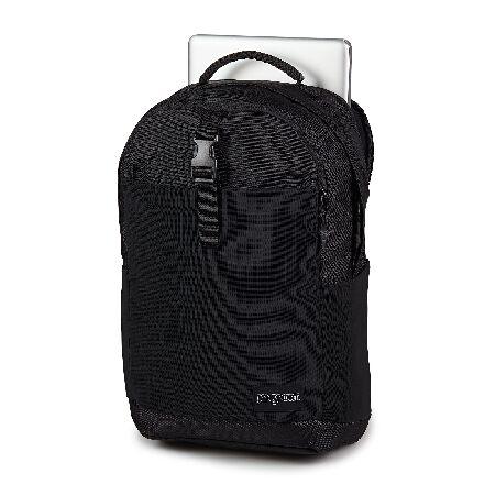 JanSport ジャーニーパックバックパック - 大きなメインコンパートメント、デュアルウォーターボトルポケット。， ブラック， One Size， ジャーニーパックバックパ_2