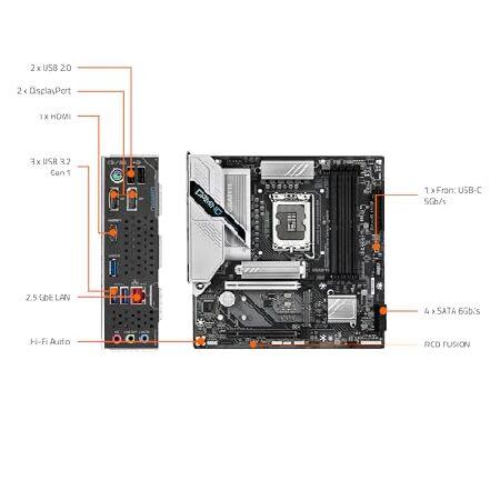 Gigabyte Z890M GAMING X Micro ATX マザーボード。_4