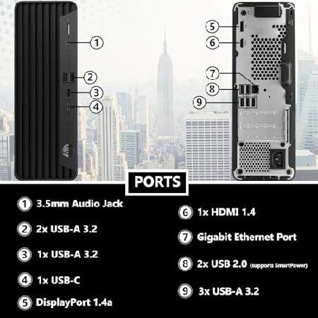 HP ProDesk 400 G9 Small Form Factor Business Desktop， Intel CPU， 64GB RAM， 1TB PCIe SSD， Dual 4K Display Support， USB-C， HDMI， RJ-45， Wi-Fi， Wired Key_2