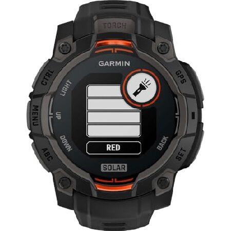 Garmin Instinct 3-45 mm Outdoor GPS Smartwatch, Solar, Black with Black Band 010-02934-00 Bundle with 2 YR CPS Enhanced Protection Pack ＆ Deco Essentの画像