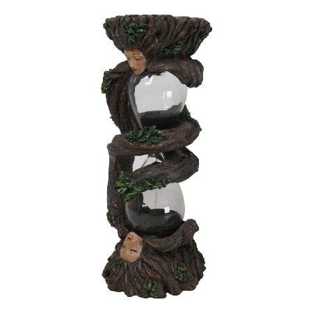 Ebros Gift Forest Ancient Spirit Tree of Life Tree Lady Greenwoman Ent Gaia Spiraling Branch Sandtimer Desktop Figurine Decor Greenman Sculpture Sandの画像