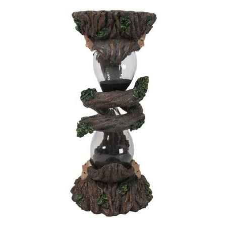 Ebros Gift Forest Ancient Spirit Tree of Life Tree Lady Greenwoman Ent Gaia Spiraling Branch Sandtimer Desktop Figurine Decor Greenman Sculpture Sandの画像