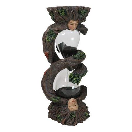 Ebros Gift Forest Ancient Spirit Tree of Life Tree Lady Greenwoman Ent Gaia Spiraling Branch Sandtimer Desktop Figurine Decor Greenman Sculpture Sandの画像