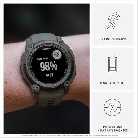 Garmin Instinct E 40mm， Outdoor GPS Smartwatch， 24/7 Health Monitoring， Up to 14 Days of Battery Life， Charcoal 010-02932-00 Health， Fitness and Tacti_2