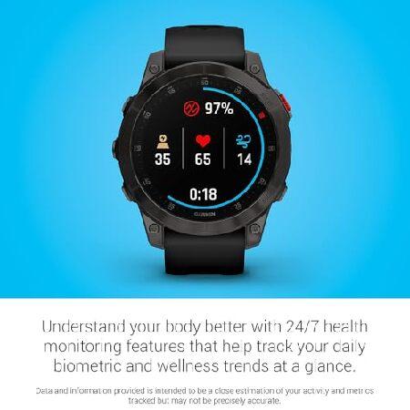Garmin 010-N2582-10 epix Gen 2 Premium Active Smartwatch 47 mm Black Titanium Bundle with 2 YR CPS Enhanced Protection Packの画像