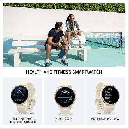 Garmin 010-02985-02 VIVOACTIVE 6 Health and Fitness GPS Smartwatch Jasper Green with Silicone Band Bundle with 2 YR CPS Enhanced Protection Pack_2