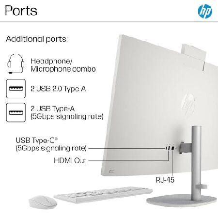 HP 27" Touchscreen All-in-One Desktop Computer， 27 inch FHD Anti-Glare Display， Intel 12-Core Ultra 7-155U， Windows 11 Pro PC for Business and Daily，_3