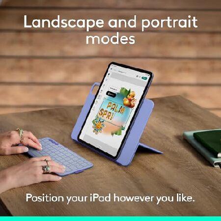 Logitech(ロジクール) フリップフォリオ キーボードケース iPad Pro 11インチ (M4) ＆ iPad Air 11インチ (M2 ＆ M3)(第5世代 - 2024) 用 - 保護＆収納可能なBlu