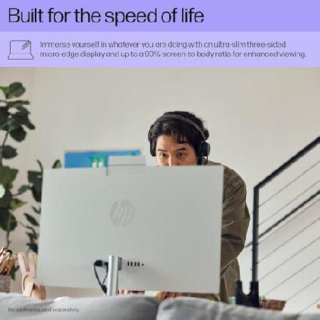 日本HP - HP 27 inch All-インチ-One Touchscreen Desktop Computer, Intel 12-core Ultra 7 155U, 64 GB DDR5 ランダムアクセス記憶装置, 1 結核症 SSD, Wireless KB ＆ Mouse, Adjustable Height, 固定ディスク