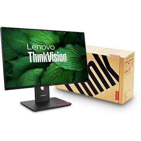 Lenovo ThinkVision T24-40 24" Class Webcam Full HD LED Monitor - 16:9 - Raven Black - 23.8" Viewable - in-Plane Switching (IPS) Technology - WLED Back_2