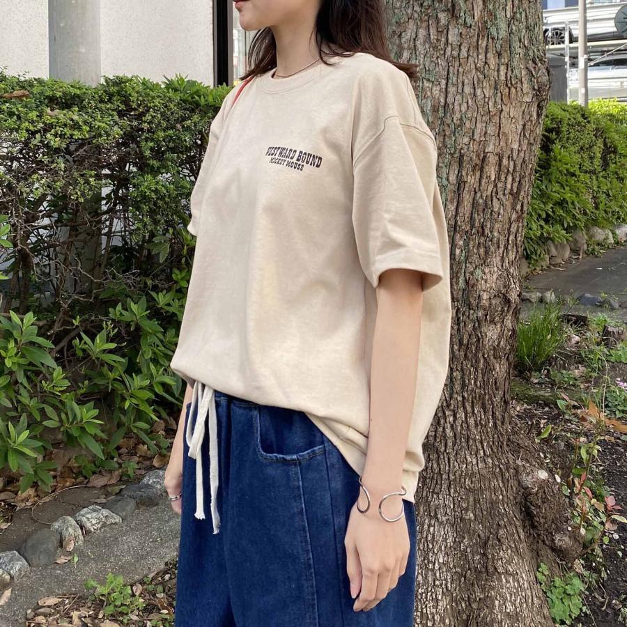 ヴィンテージライクなミッキーマウスTシャツ ウエスタン Mickey Mouse