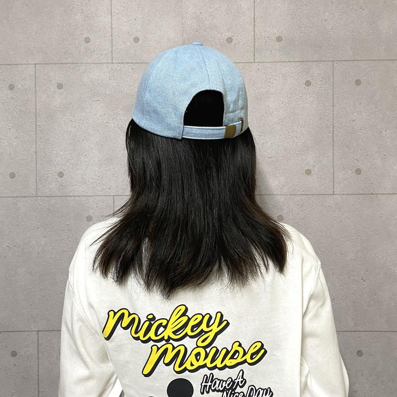 Mickey Mouse ミッキーマウス ウエスタンミッキー 振り刺繍 デニム