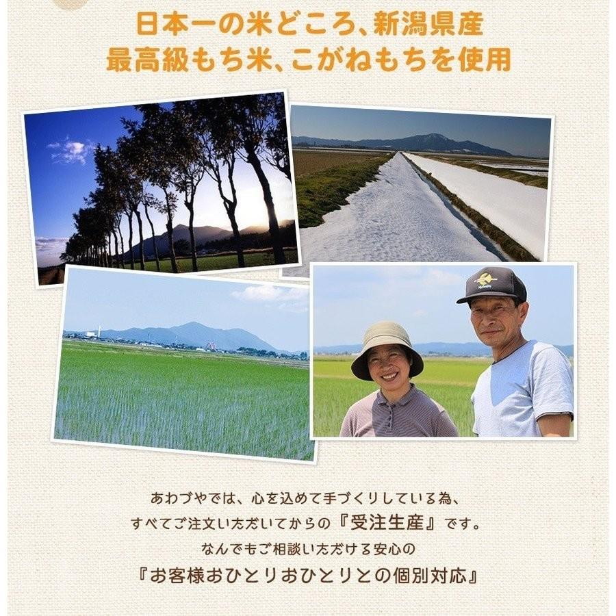 退職　転勤　粗品　紅白もち　100g　小分け袋　真空包装　米どころ新潟県産の最高級もち米 こがねもち 使用 ギフト｜awaduya-store｜07