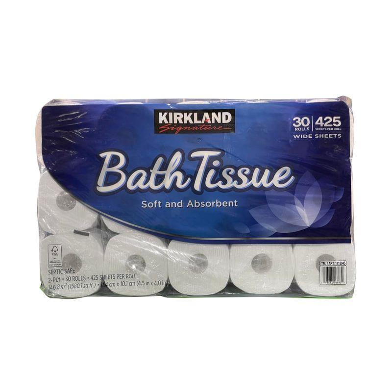 Kirkland カークランド トイレットペーパー(バスティッシュ) ダブル（2枚重ね） 30巻 2023113002455601710