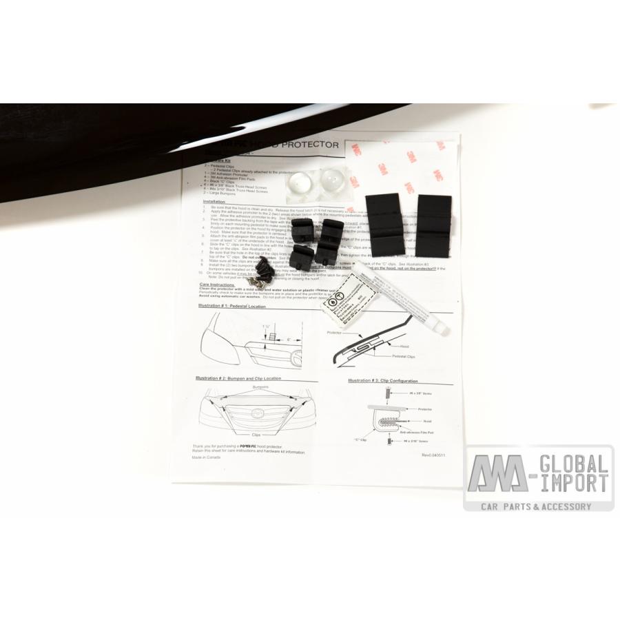FOCUS AUTO DESIGN MPV LW3Wバグガード フードプロテクタ MPV 04-07 LW3W系 バグガード／フードプロテクター フォーカスオート