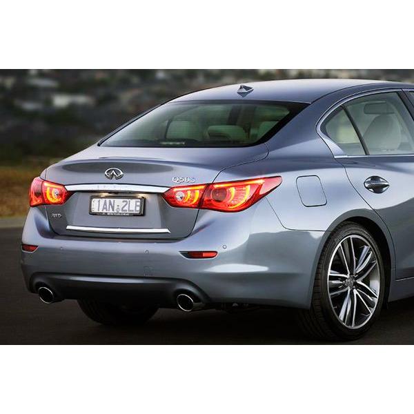 USインフィニティ Q50 リアエンブレム Q50S青 V37スカイライン_5