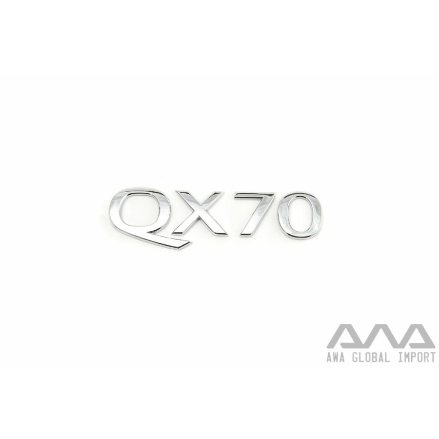 北米インフィニティ リアエンブレム QX70マーク