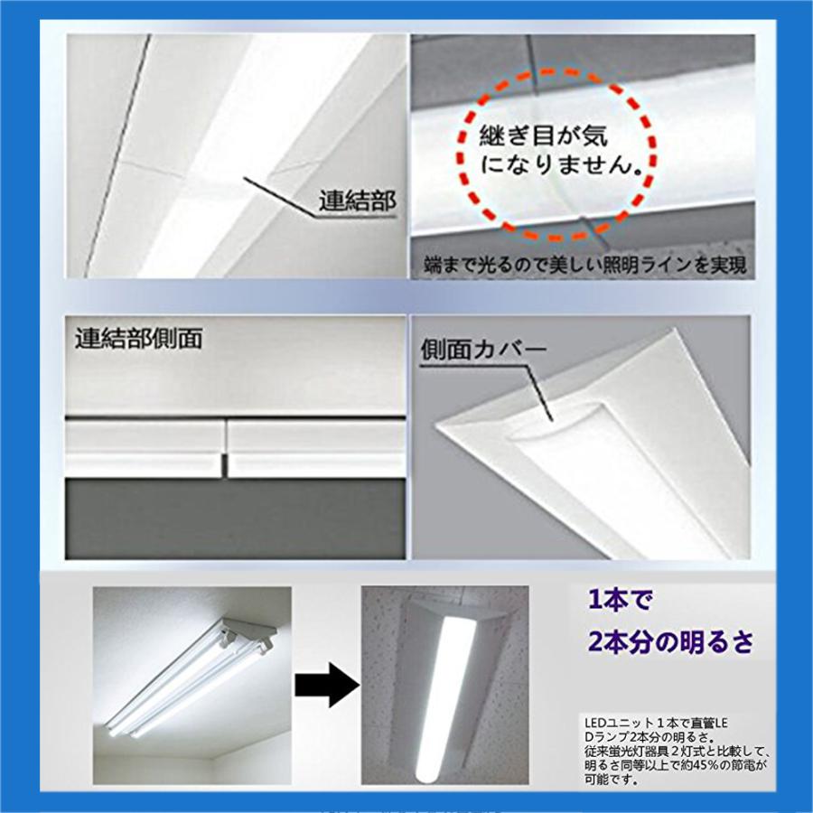 LED蛍光灯 器具一体型 40W型2灯相当 逆富士形 LEDベースライト LED蛍光灯 器具一体型 40W型2灯相当 逆富士形 LEDベースライト