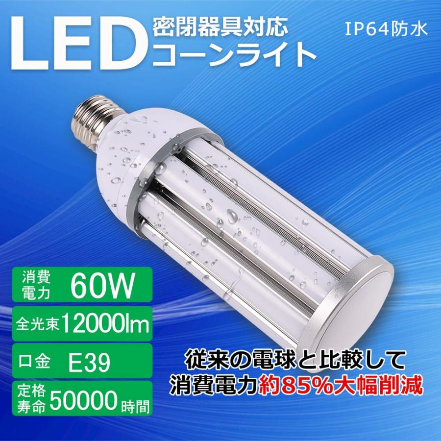 【限定特別価格】【新品未使用】94%オフ！水銀灯700～1㎾相当　球を交換タイプ LED電球 コーンライト 水銀灯ランプ LED コーン型 水銀灯からledへ交換