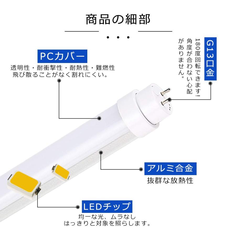 直管型LED蛍光灯 65W形 1498mm グロー式工事不要 LED 蛍光灯 T10 G13口金 消費電力25W 65W形相当 FL65  交換用直管LEDランプ 両側給電 高輝度 色選択