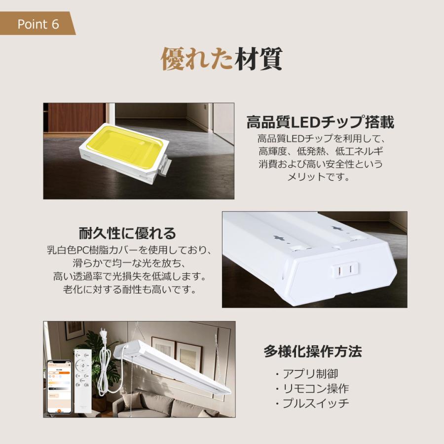 常夜灯モード】LED蛍光灯 led 蛍光灯器具 40W形2灯 吊り下げ LED照明