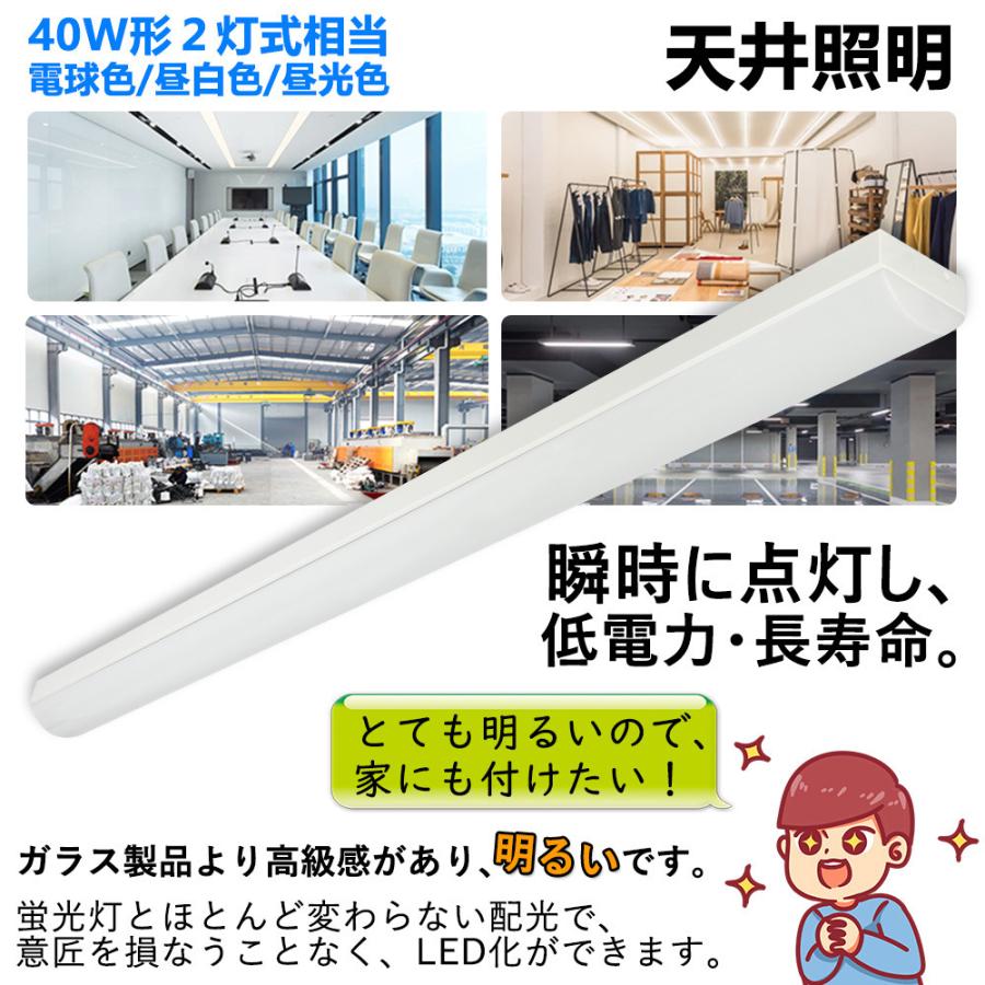 led蛍光灯照明器具 トラフ型照明器具 40w2灯相当 8000lm ベース led蛍光灯照明器具 トラフ型照明器具 40w2灯相当 8000lm ベース