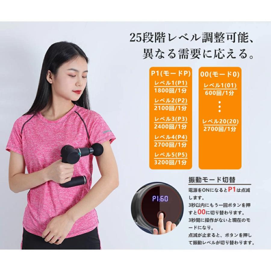 筋膜リリースガン マッサージガン 4個ヘッド 筋膜リリース 背中 筋膜リリースガン マッサージガン 4個ヘッド 筋膜リリース 背中