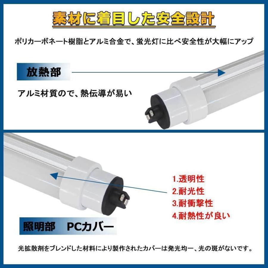 新発 Led蛍光灯 グロー式工事不要 110w形蛍光灯 80ｗ 管径t10 Fl110 R17d口金180度回転 昼光色 昼白色 直管蛍光灯 Led 2369mm 240cm 両側給電 お得 100本セット 安心の定価販売 Www Schoolmela Org