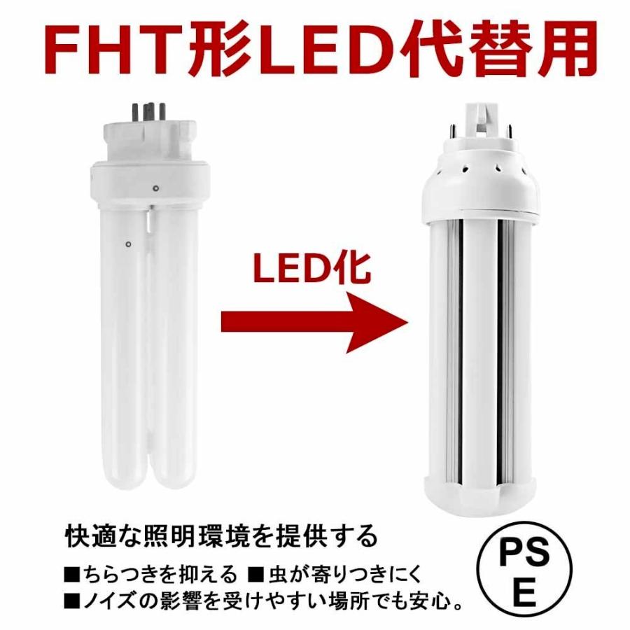 fht42exn FHT42形代替用 LEDコンパクト蛍光灯 LEDツイン蛍光灯 LEDランプ FHT42型 FHT32形対応 16W 360度発光 GX24Q 節電 LED電球 配線工事が必要 2年保証｜awagras03｜06