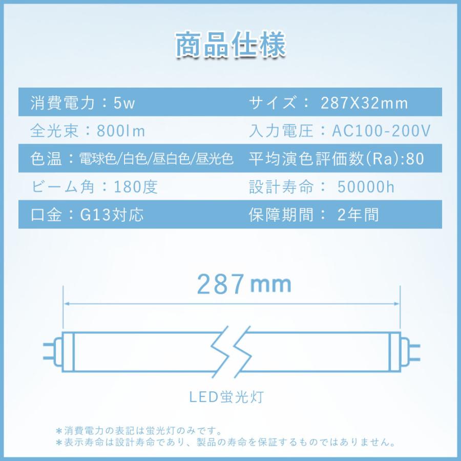 LED蛍光灯 led直管蛍光灯 led蛍光灯 fl8 flr8 fhf8 8w形直管 8w形 8形