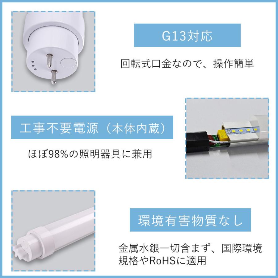 LED蛍光灯 led直管蛍光灯 led蛍光灯 fl8 flr8 fhf8 8w形直管 8w形 8形