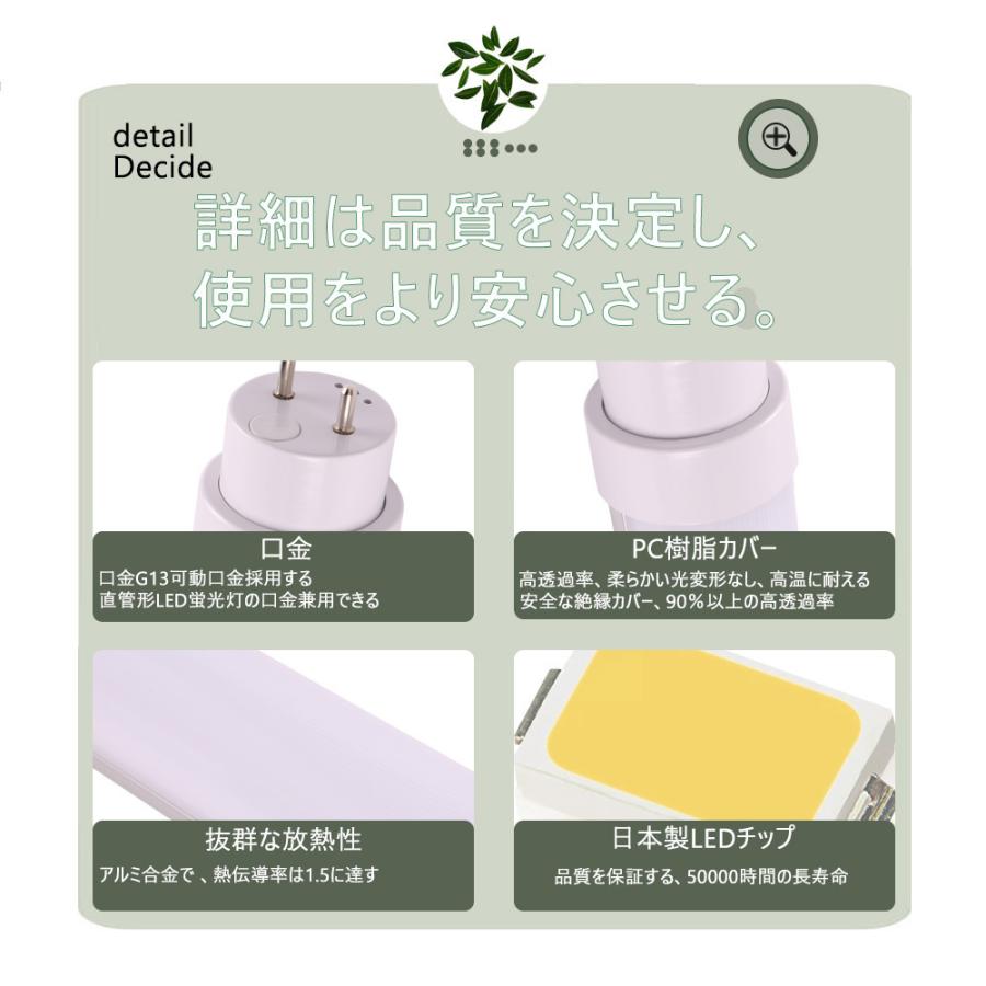 LED蛍光灯 32W形 消費電力15w 2400lm グロー式工事不要 直管830mm G13