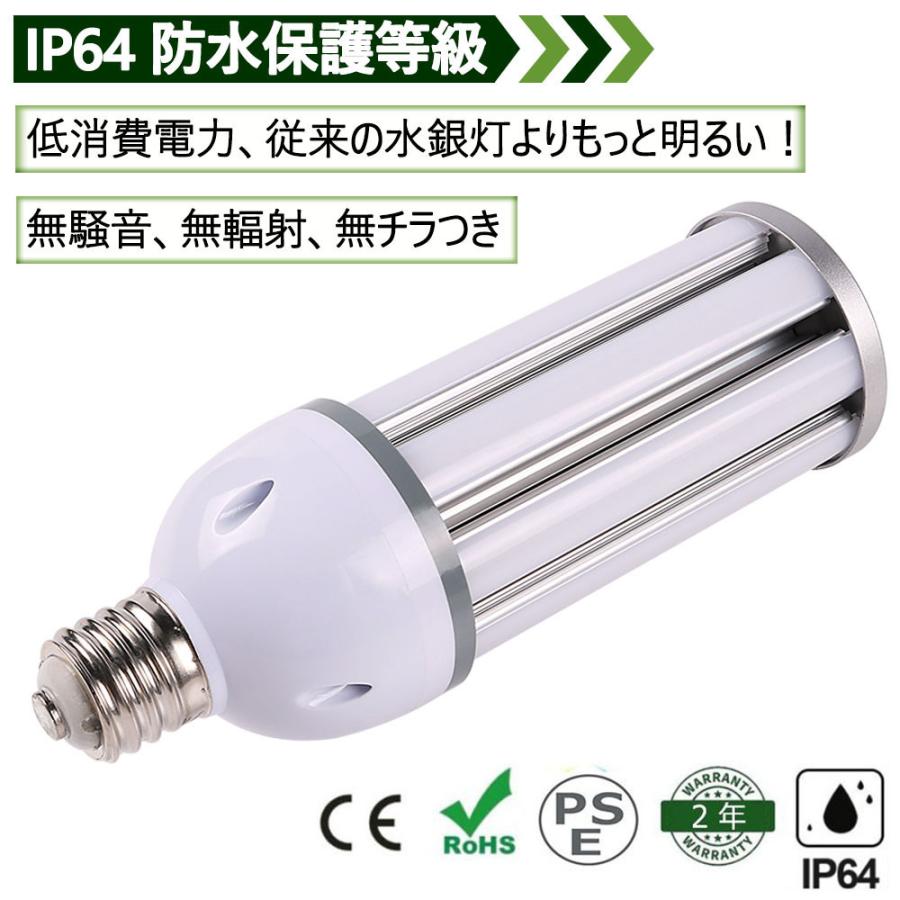 水銀灯300W相当 HF200X代替 防水LED水銀灯 LEDコーンライト E39高天井