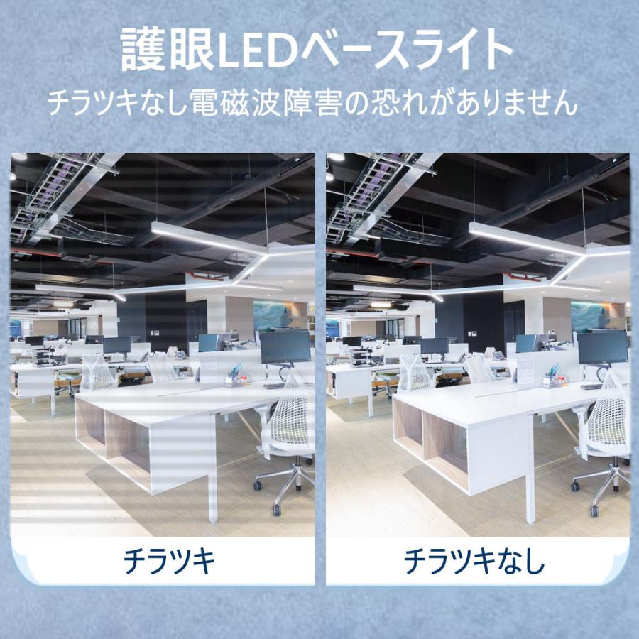 逆富士形 LEDベースライト LED器具一体型 25w 4000LM ベース
