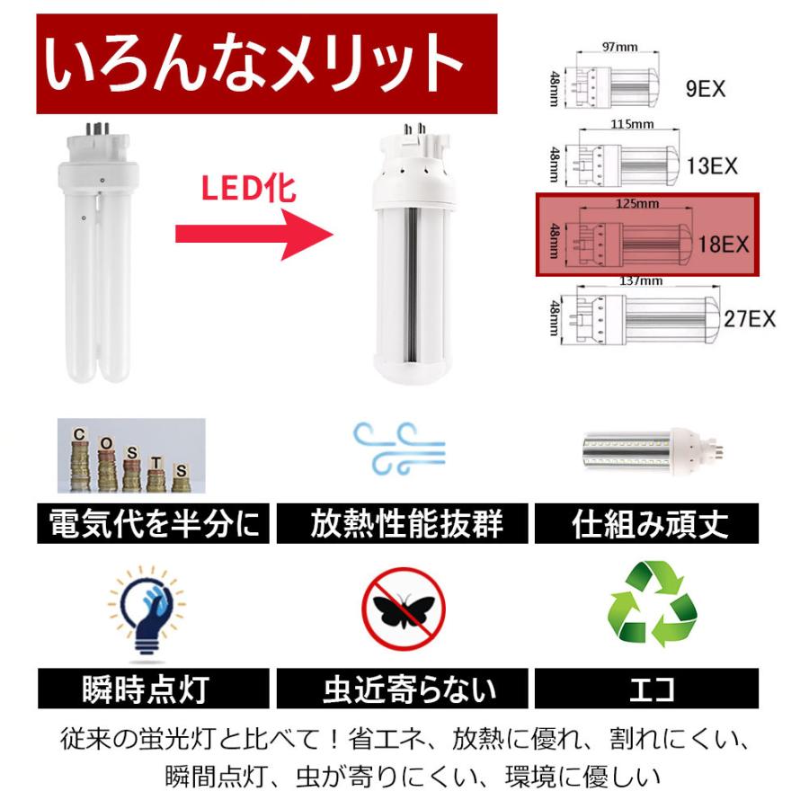 LED蛍光灯 FDL18EX 18W形 8W 2ツインコンパクト FDL型 led LED蛍光灯 FDL18EX 18W形 8W 2ツインコンパクト FDL型 led