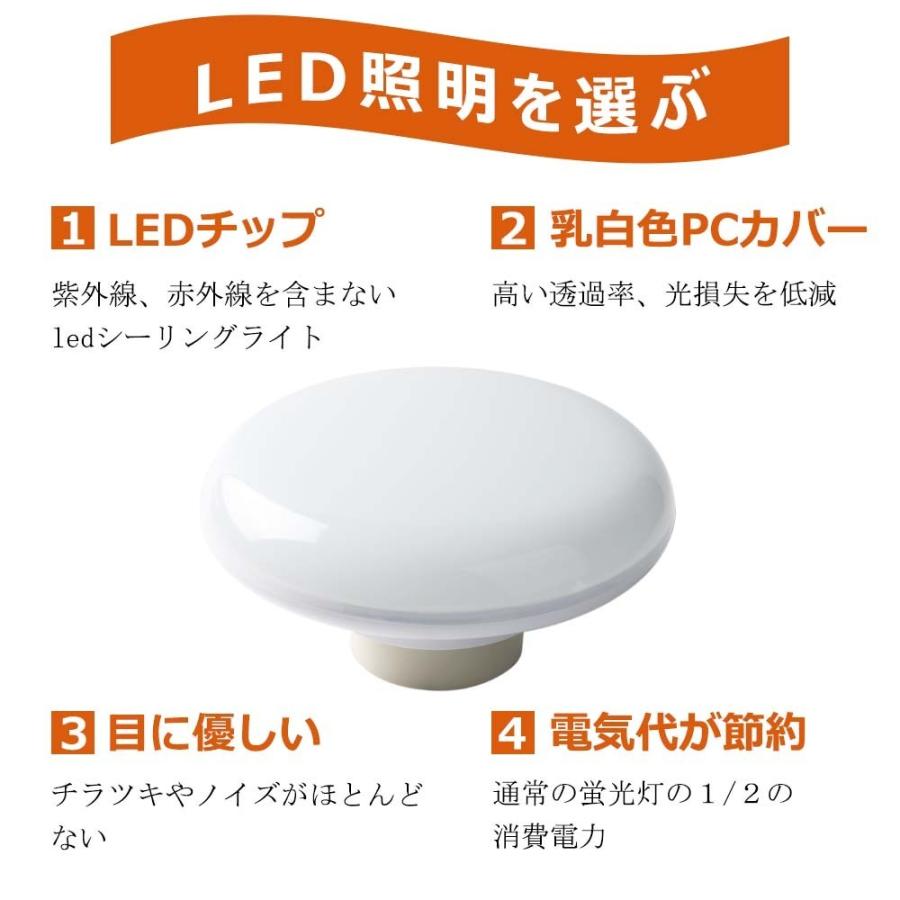 室内照明器具 ledシーリングライト 〜6畳 昼光色/昼白色/電球色 色選択