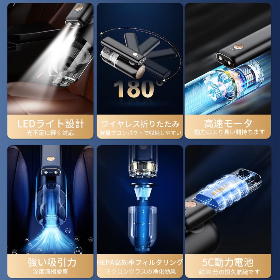 コードレス掃除機 吸引力 掃除機 コードレス 充電式掃除機 ハンディ