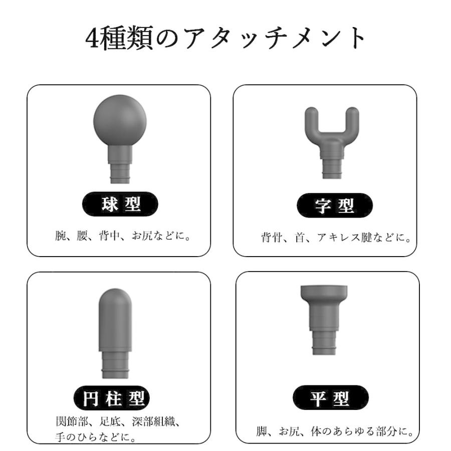 筋膜リリース ガン 電動 ボディケア ボディケアガン ミニ MINI 静音 筋